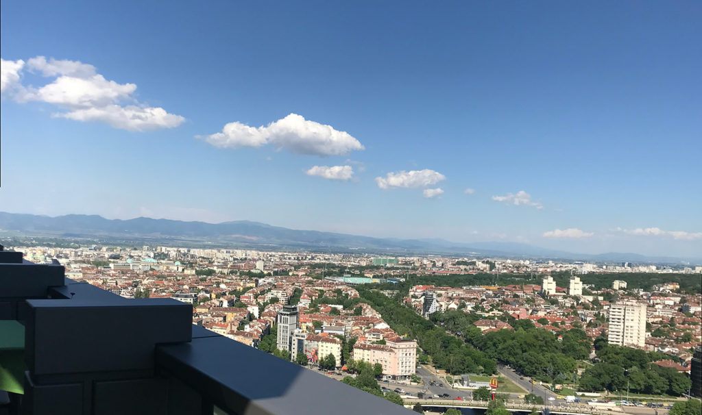 The View, un endroit unique à Sofia, dans la tour UBB